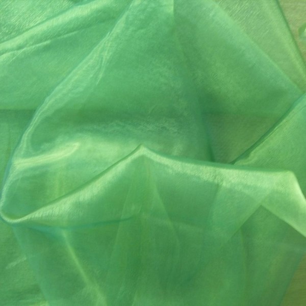 Organza GLAMOUR grün-blau