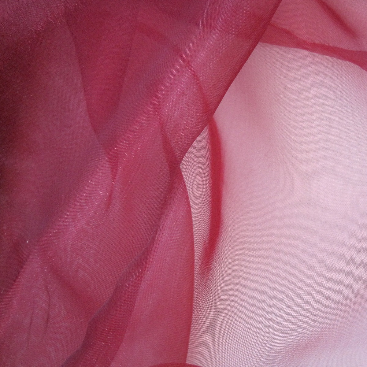 Organza Fabric Organza Stoff Bordeaux Bestickter Organzastoff