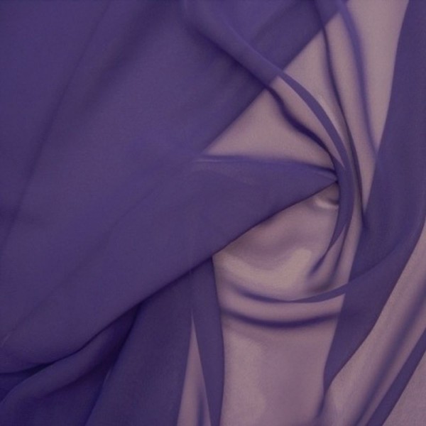 Chiffon SELINA lila Blaubeerton