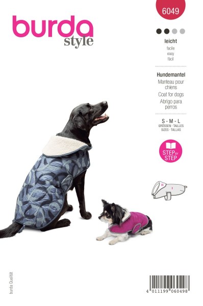 Burda Schnitt 6049 Hundemantel