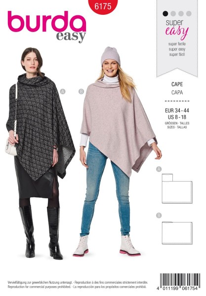 Burda Schnitt 6175 Bild Cape