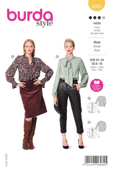 Burda Schnitt 6082 Bluse