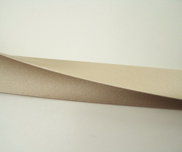 Satin-Schrägband 80/40/20 beige