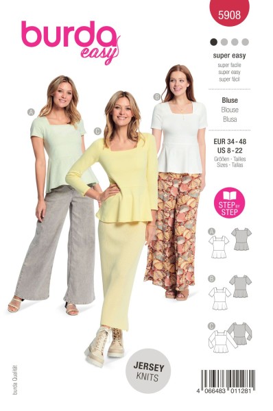 Burda Schnitt 5908 Bluse