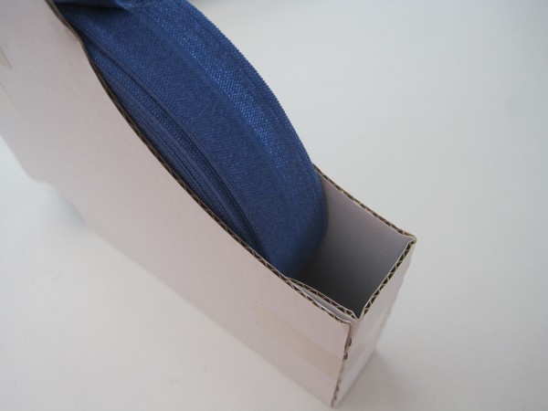 YKK elastisches Falzband 20 mm taubenblau