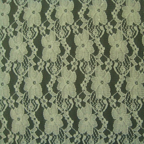 Spitzenstoff FLOWERS taupe