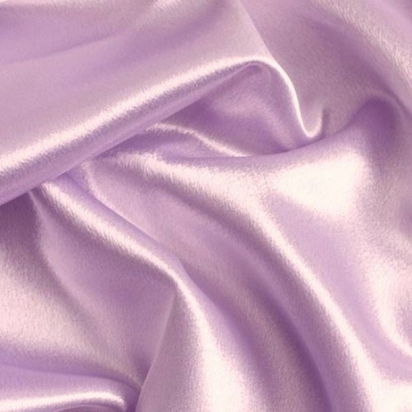 Rest Crepe Satin SARAH flieder-hell 0,8 Meter