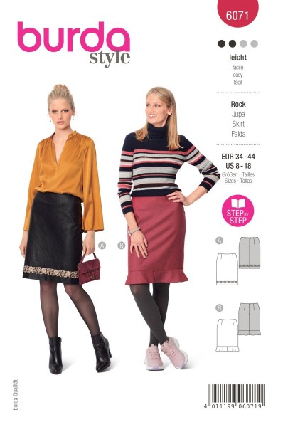 Burda Schnitt 6071 Rock