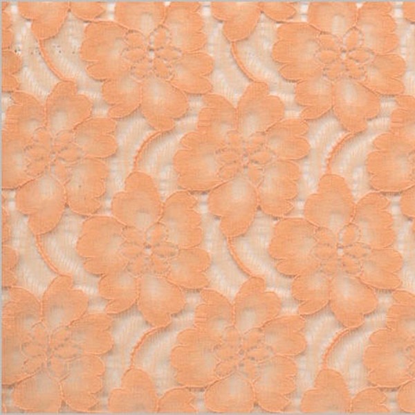Spitzenstoff FLEUR apricot