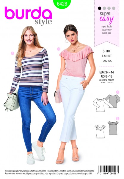 Burda Schnitt 6428 Bild 1