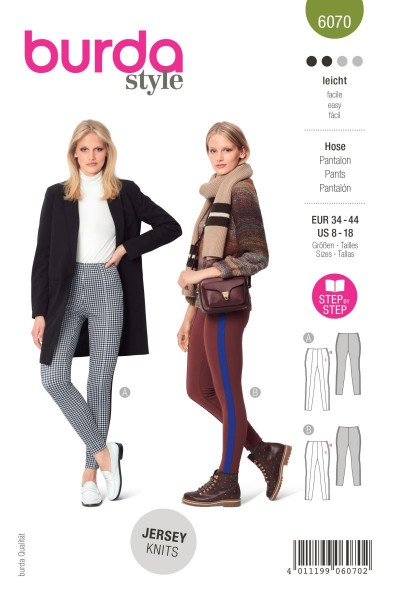 Burda Schnitt 6070 Hose