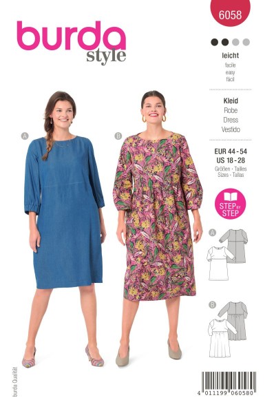 Burda Schnitt 6058 Kleid