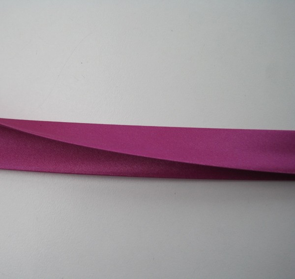 Satin-Schrägband 80/40/20 fuchsia