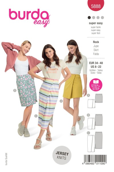 Burda Schnitt 5888 Rock