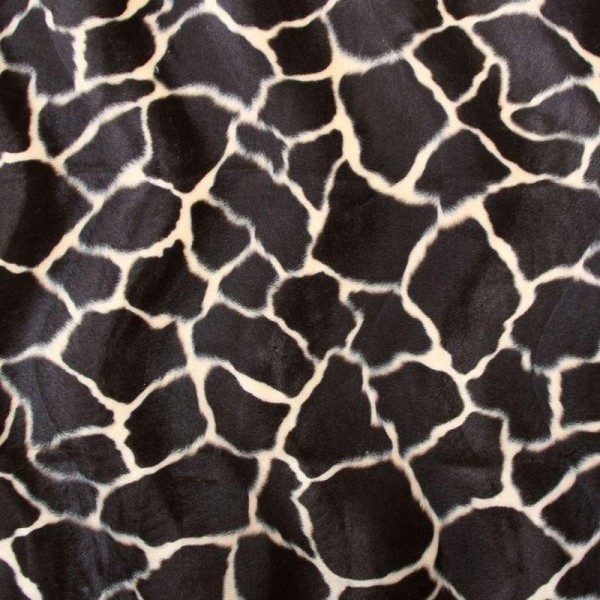 Kunstfell Fellimitat ALEX Giraffe braun-beige