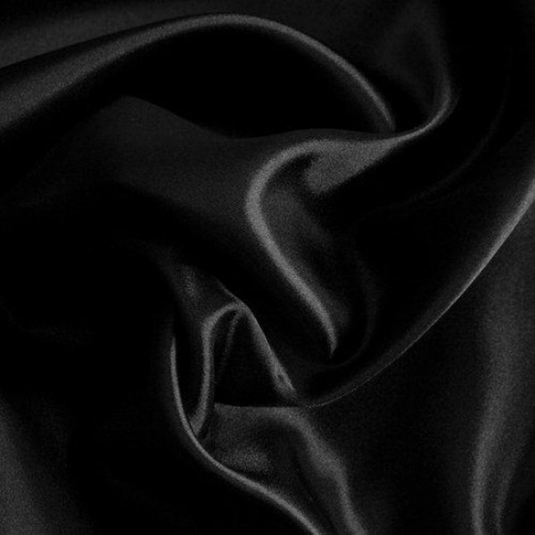 Satin QUEEN schwarz