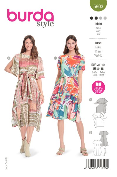 Burda Schnitt Kleid 5903