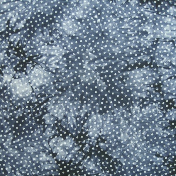 Blusenstoff Musselin Druck dunkelblau-multicolor