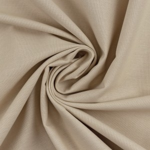 Baumwollstoff uni HEIDE beige Baumwollstoff uni HEIDE beige