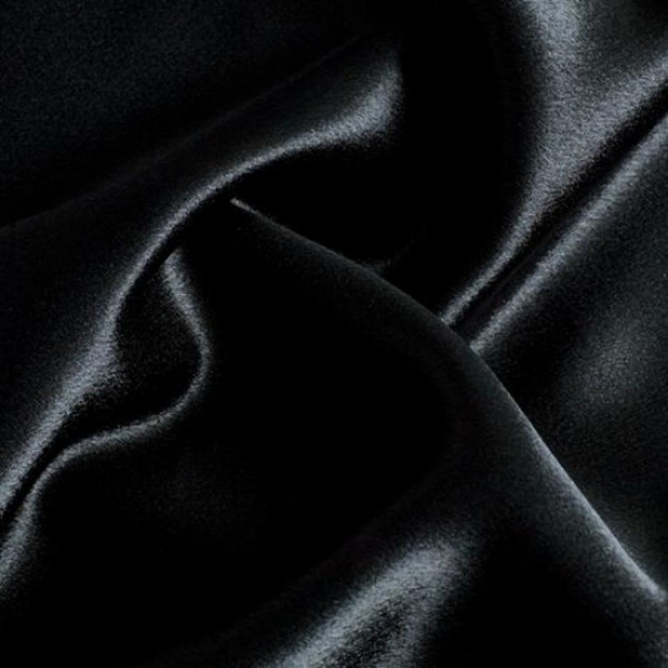 Crepe Satin SARAH schwarz