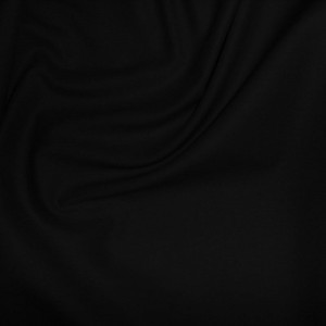 Baumwollstoff uni HEIDE schwarz Baumwollstoff uni HEIDE schwarz
