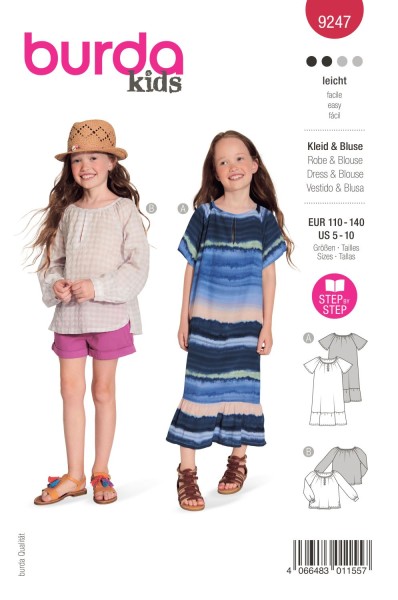 Burda Schnitt 9247 Kleid und Bluse