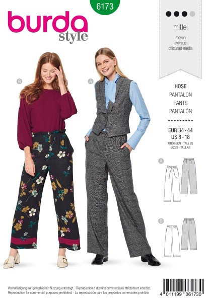 Burda Schnitt 6173 Bild 1