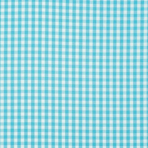 Batist VICHY-KARO 05 türkis-weiß Batist VICHY-KARO 05 türkis-weiß