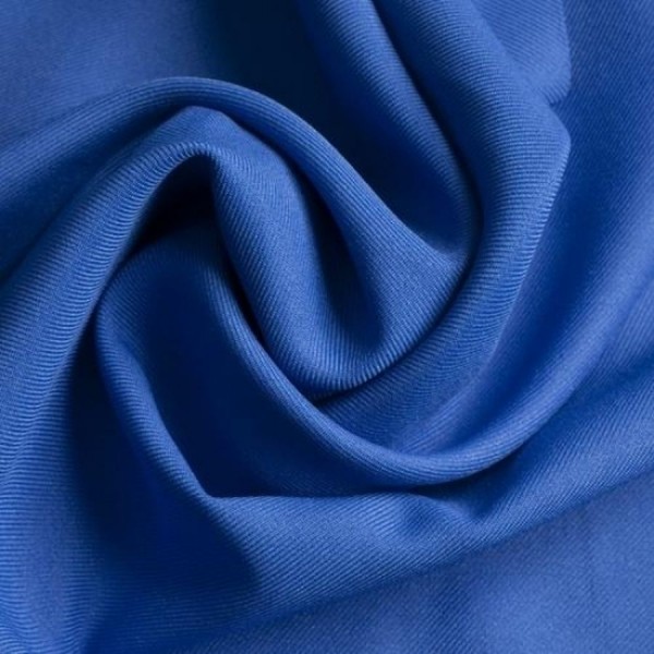 Gabardine Polyester royalblau