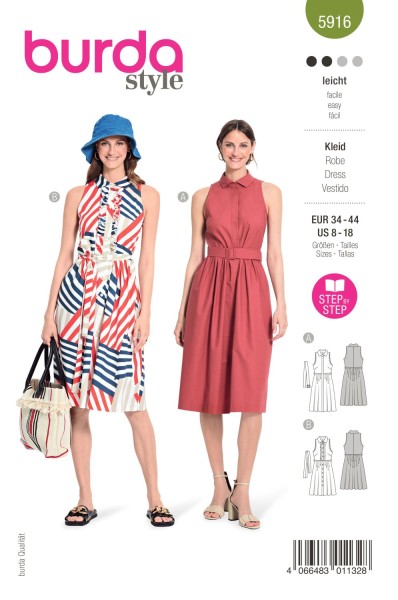 Burda Schnitt 5916 Kleid