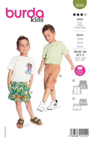 Burda Schnitt 9243 Shorts