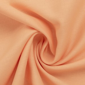 Baumwollstoff uni HEIDE apricot Baumwollstoff uni HEIDE apricot