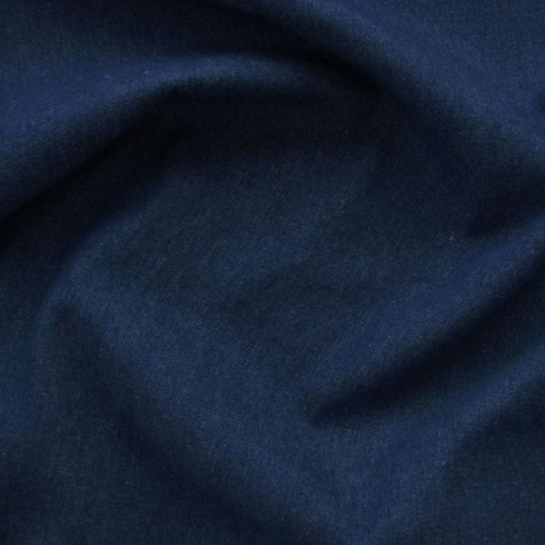 Jeansstoff Mischgewebe dunkelblau