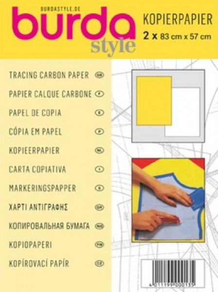 burda Kopierpapier weiß-gelb